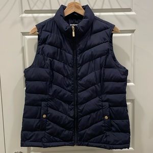 Charter Club Black Puffer Vest - Size M
